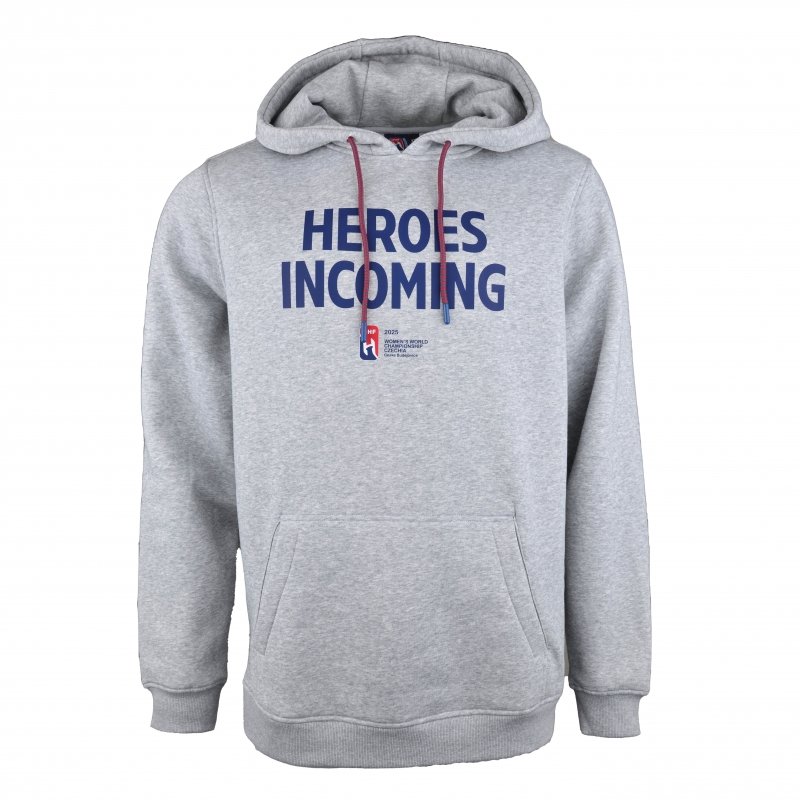 Mikina Heroes incoming MS žen 2025 šedá